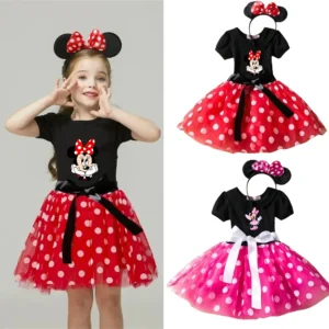 Mickey Minnie Mouse Baby Girls Dress