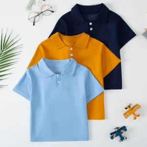 1/2/3 Pcs Children's POLO & T Shirt