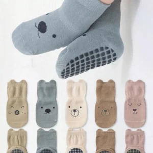 5 Pairs of Baby Floor Socks