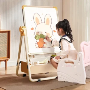 Children's drawing board, magnetic