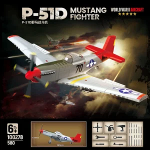 Building Blocks Mustang Fighter Aircraft