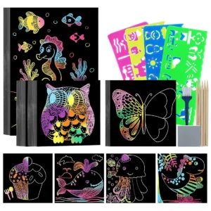 Rainbow Scratch Paper Craft Kit