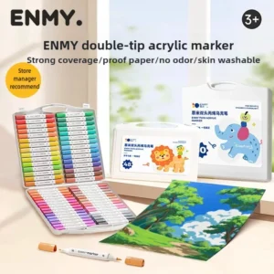 12/80 Colors Dual Tip Kids School Supplies