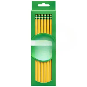 Pencils, Unsharpened, #2 HB .3 mm Lead, Yellow, 24 Count