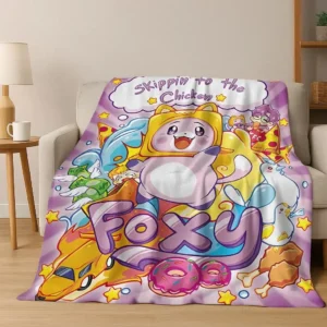 Cartoon Flannel Blanket,Cozy Soft Throw Blanket